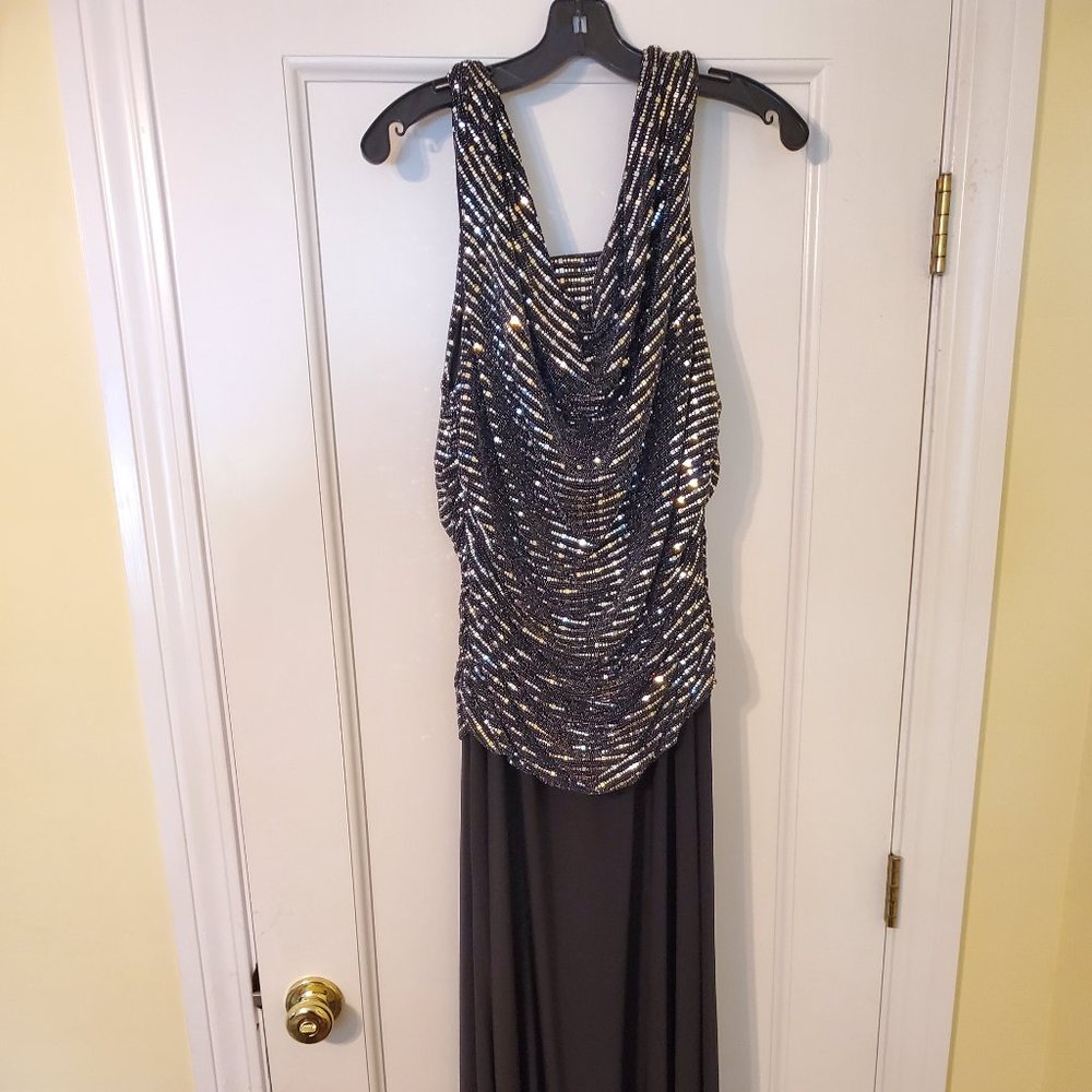 Sleeveless Floor Length Ball Gown